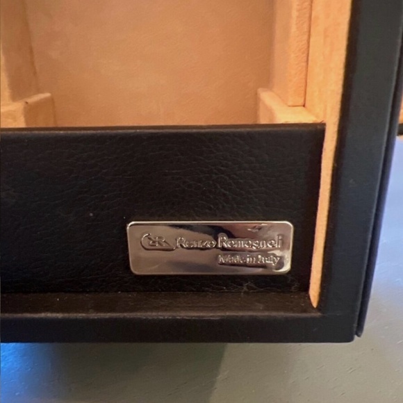 Black Leather Hemingway Whiskey Set - Picture 5 of 5